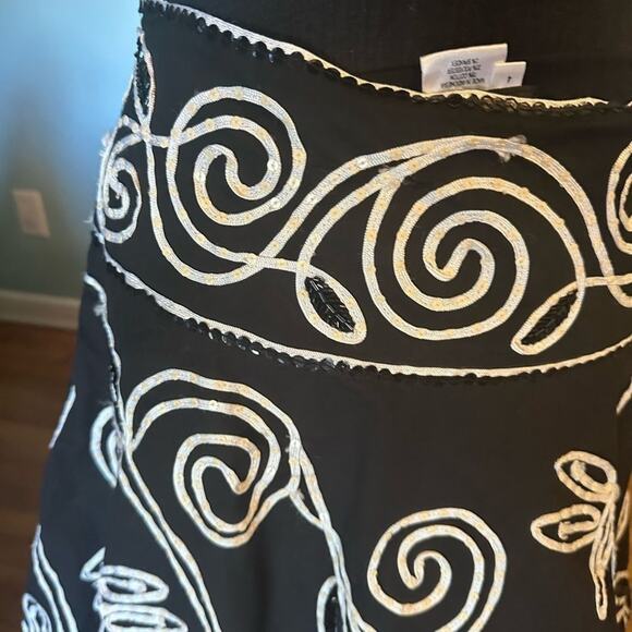 Basil & Maude Black Sequin Skirt - Picture 10 of 14